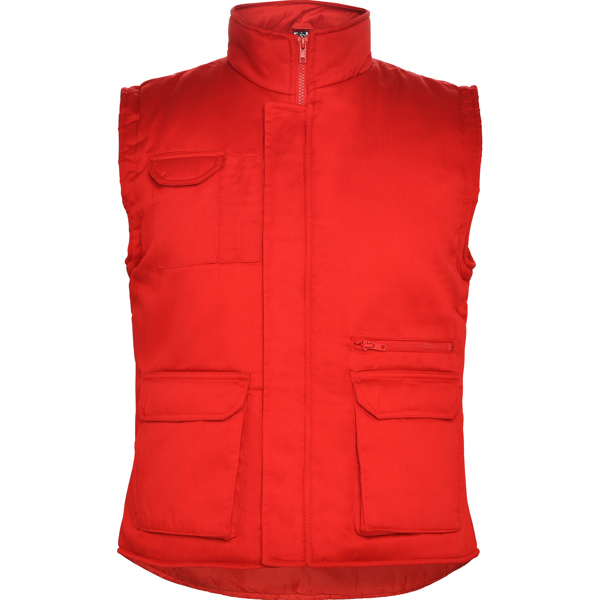 Φούτερ εργασίας Roly Workwear Almanzor 5067 σε κόκκινο χρώμα
