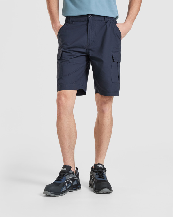 Μπλούζα εργασίας Roly Workwear Amazonas 6715 σε μπλε σκούρο χρώμα