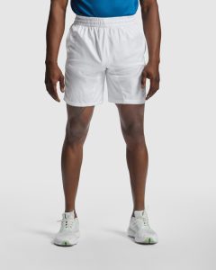 Αθλητικό αθλητικό σορτς Roly Sport Andy 0356 σε λευκό χρώμα