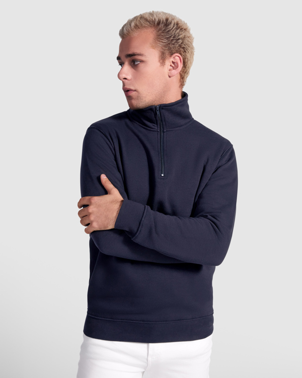 Φούτερ εργασίας Roly Workwear Aneto 1109 σε μπλε σκούρο χρώμα