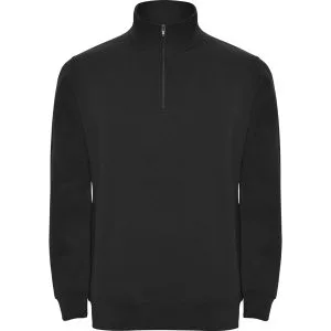 Φούτερ εργασίας Roly Workwear Aneto 1109 σε μαύρο χρώμα