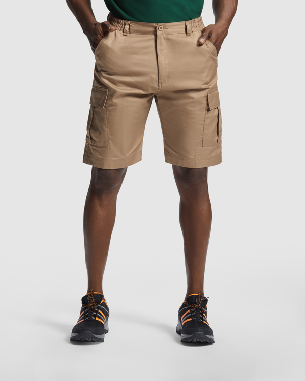 Γιλέκο εργασίας Roly Workwear Armour 6725 σε καμηλό χρώμα