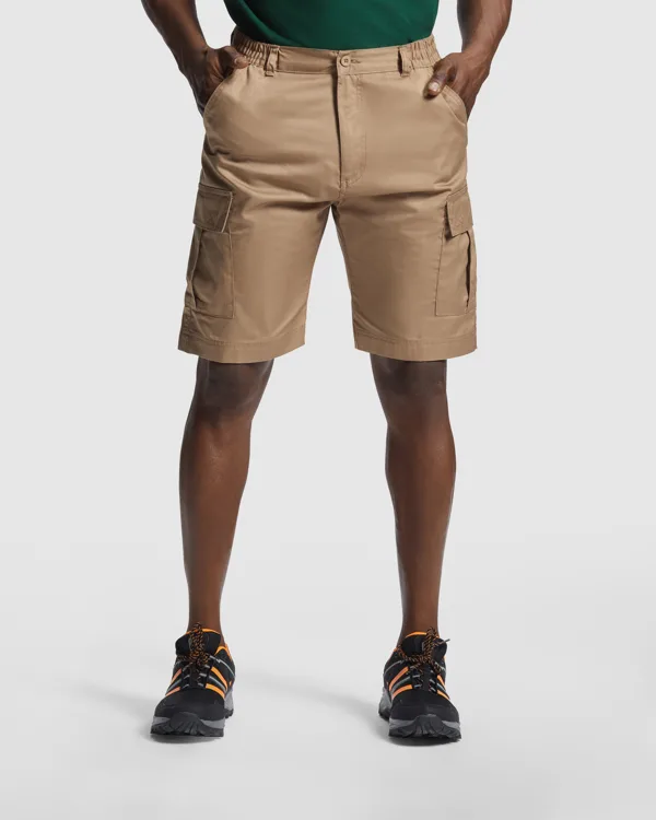 Γιλέκο εργασίας Roly Workwear Armour 6725 σε καμηλό χρώμα