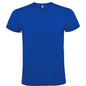 Διαφημιστικό Unisex κοντομάνικο μπλουζάκι Roly Atomic 150 σε ρουά χρώμα