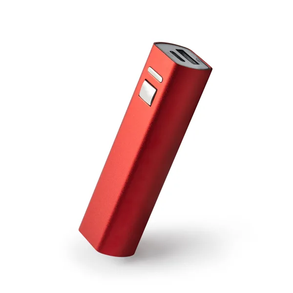 Διαφημιστικό power bank BONY 1288 σε κόκκινο χρώμα, με εκτύπωση λογοτύπου