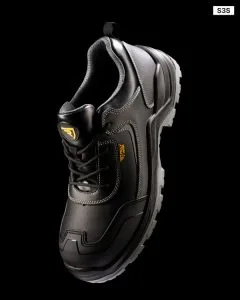 Παπούτσι εργασίας Roly Workwear Brax 8388 σε μαύρο/μολυβί χρώμα
