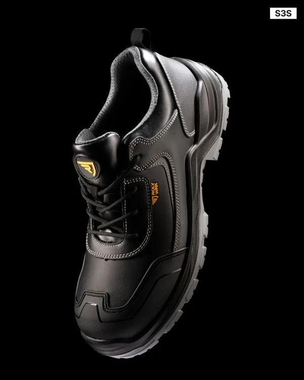 Παπούτσι εργασίας Roly Workwear Brax 8388 σε μαύρο/μολυβί χρώμα