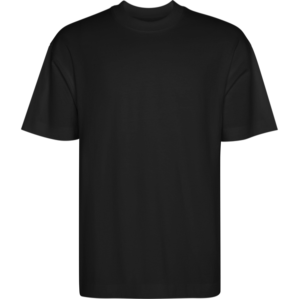 Διαφημιστικό unisex κοντομάνικο μπλουζάκι Roly Chow 6561 σε μαύρο χρώμα