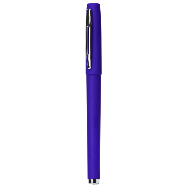 Διαφημιστικό στυλό rollerball COLOMA 8017 σε ρουά χρώμα, με εκτύπωση λογοτύπου