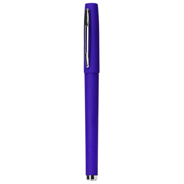 Διαφημιστικό στυλό rollerball COLOMA 8017 σε ρουά χρώμα, με εκτύπωση λογοτύπου
