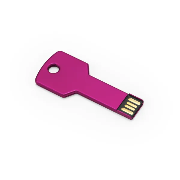 Διαφημιστικό USB μνήμη CYLON 4187 σε φούξια χρώμα, με εκτύπωση λογοτύπου