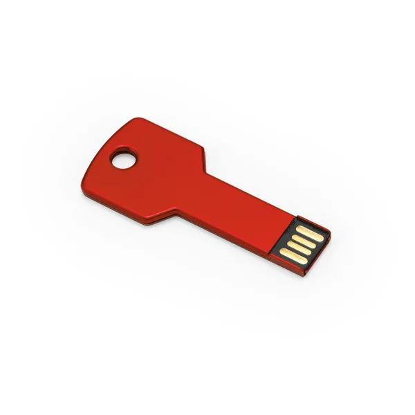 Διαφημιστικό USB μνήμη CYLON 4187 σε κόκκινο χρώμα, με εκτύπωση λογοτύπου