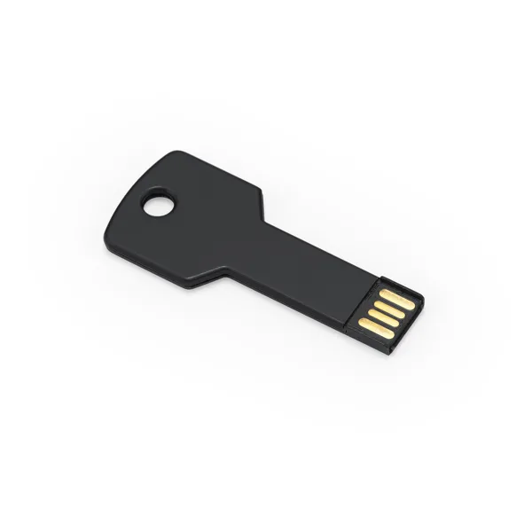Διαφημιστικό USB μνήμη CYLON 4187 σε μαύρο χρώμα, με εκτύπωση λογοτύπου