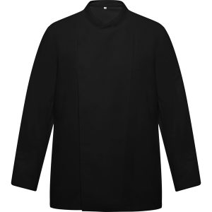 Ποδιά σεφ Roly Workwear Dabiz 4500 σε μαύρο χρώμα