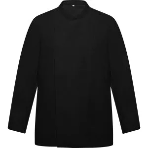Ποδιά σεφ Roly Workwear Dabiz 4500 σε μαύρο χρώμα
