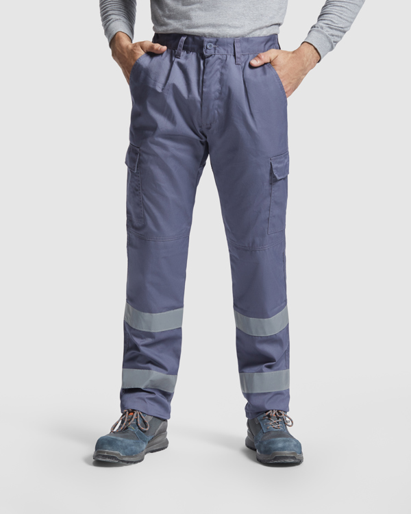 Παντελόνι εργασίας Roly Workwear Daily HV 9307 σε μολυβί χρώμα