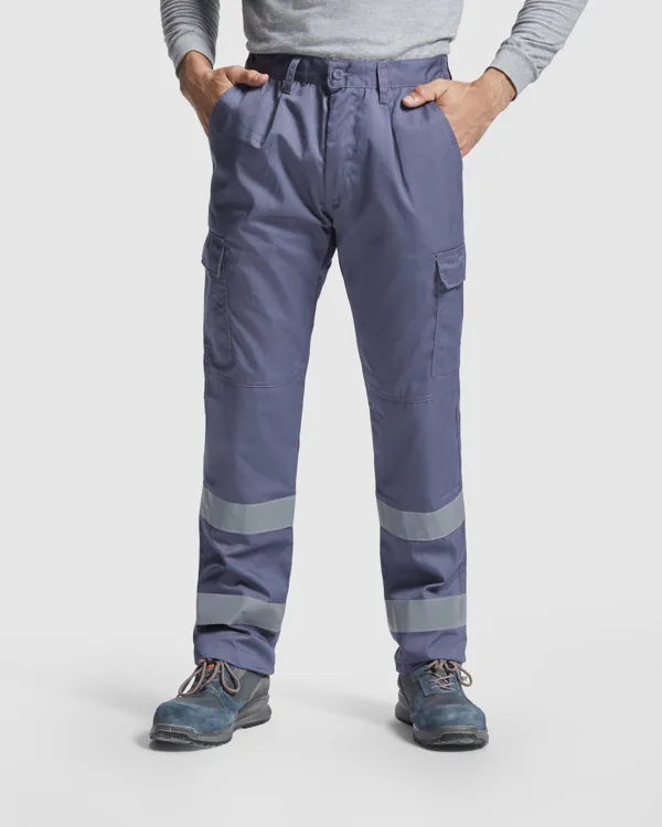 Παντελόνι εργασίας Roly Workwear Daily HV 9307 σε μολυβί χρώμα