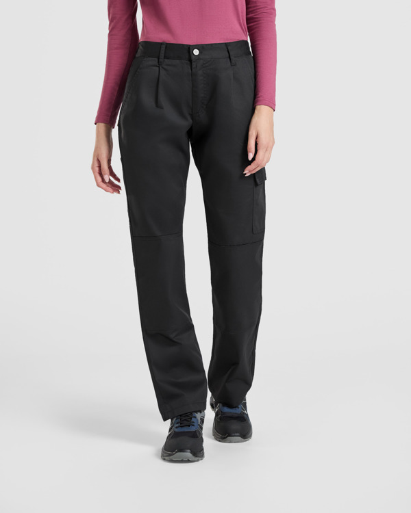 Γυναικείο παντελόνι εργασίας Roly Workwear Daily Woman 9118 σε μαύρο χρώμα