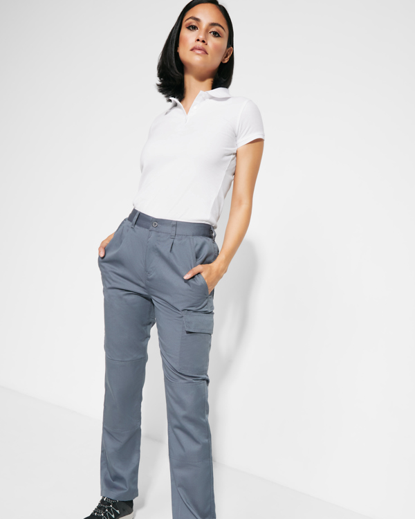 Γυναικείο παντελόνι εργασίας Roly Workwear Daily Woman 9118 σε μολυβί χρώμα