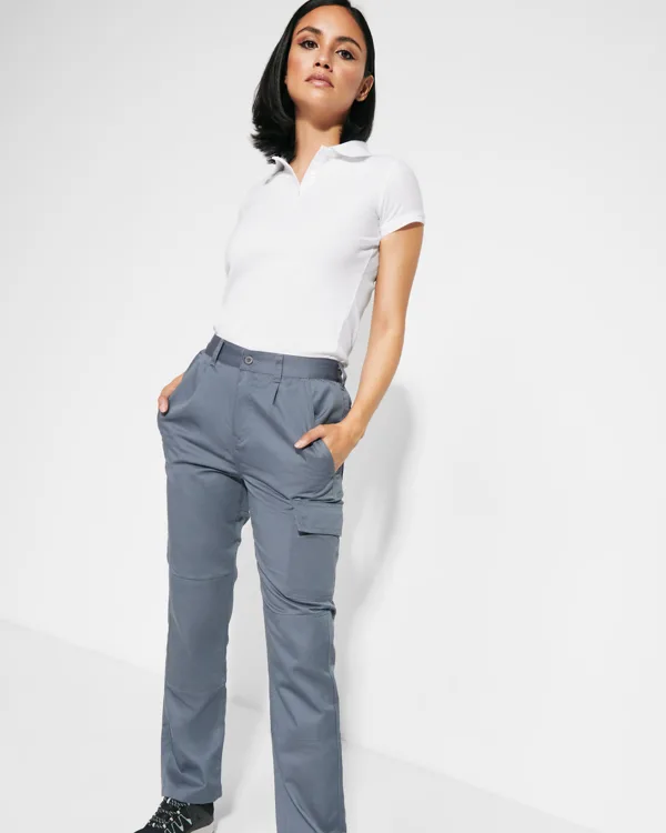 Γυναικείο παντελόνι εργασίας Roly Workwear Daily Woman 9118 σε μολυβί χρώμα