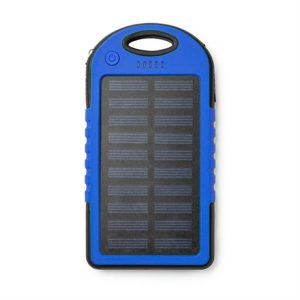 Διαφημιστικό ηλιακό power bank DROIDE 3354 σε ρουά χρώμα, με εκτύπωση λογοτύπου