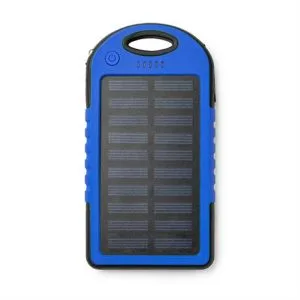 Διαφημιστικό ηλιακό power bank DROIDE 3354 σε ρουά χρώμα, με εκτύπωση λογοτύπου