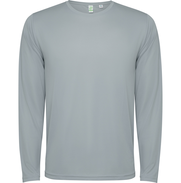 Μακρυμάνικο τεχνικό μπλουζάκι Roly Workwear Estoril L/S 0432 σε γκρι χρώμα