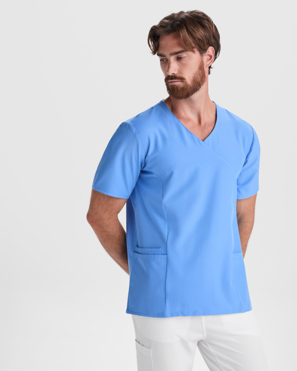 Μπλούζα εργασίας Roly Workwear Ferox 9085 σε μπλε εργασίας χρώμα