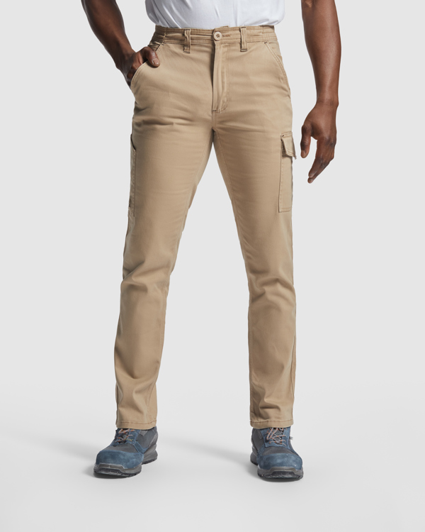 Παντελόνι εργασίας Roly Workwear Fonta 9206 σε καμηλό χρώμα