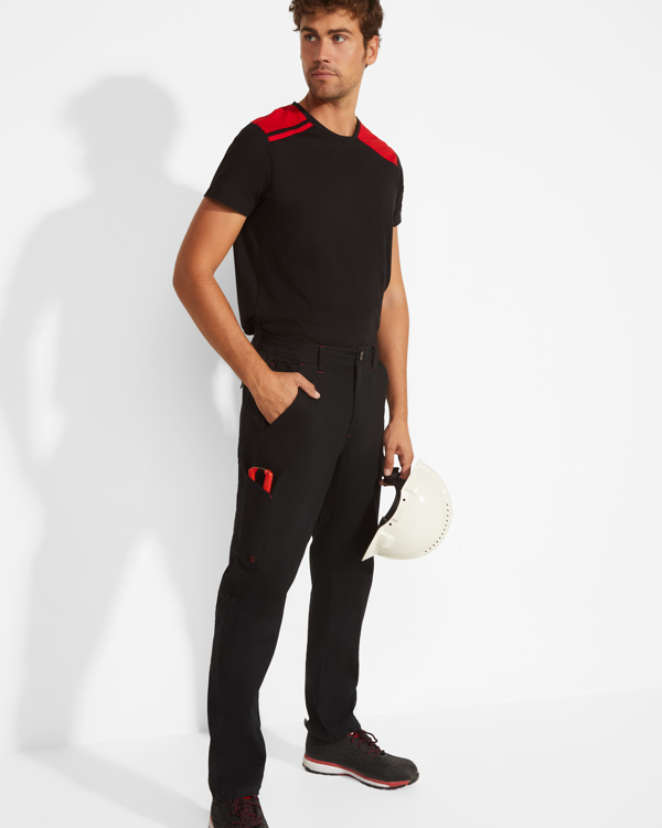 Παντελόνι εργασίας Roly Workwear Fonta 9206 σε μαύρο χρώμα