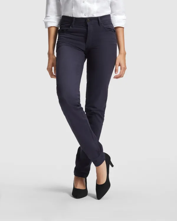 Παντελόνι εργασίας Roly Workwear Hilton 9107 σε μπλε σκούρο χρώμα