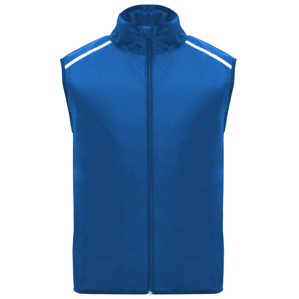 Αθλητικό αθλητικό μπλουζάκι Roly Sport Jannu 6684 σε ρουά χρώμα, με εκτύπωση λογοτύπου