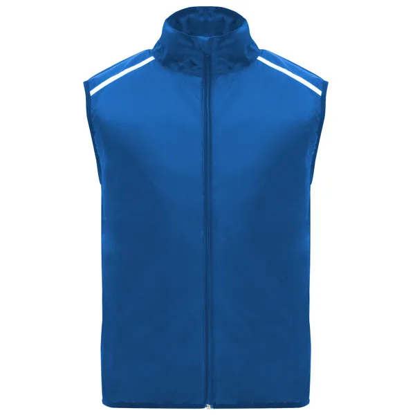 Αθλητικό αθλητικό μπλουζάκι Roly Sport Jannu 6684 σε ρουά χρώμα, με εκτύπωση λογοτύπου