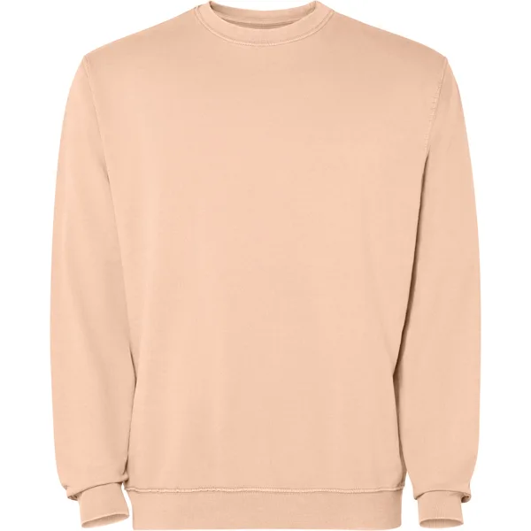 Διαφημιστικό Unisex φούτερ washed Roly Jaya 2203 σε παπάγια ξεβαμμένο χρώμα