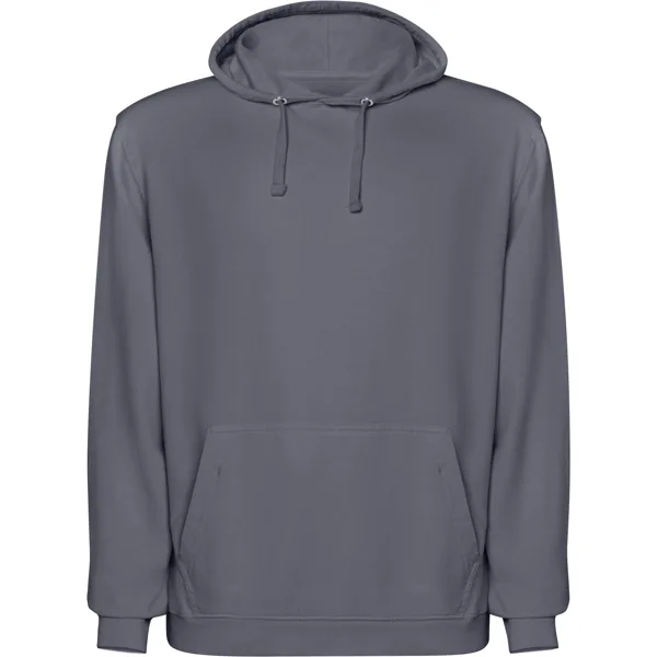 Διαφημιστικό Unisex φούτερ με κουκούλα washed Roly Kenia 2204 σε γκρι ουρανού ξεβαμμένο χρώμα