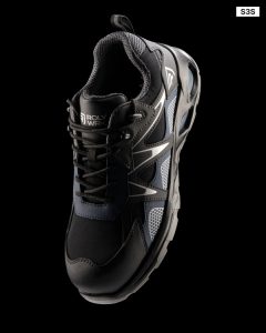 Παπούτσι ασφαλείας Roly Workwear Kercus 8380 σε μαύρο/μπλε χρώμα