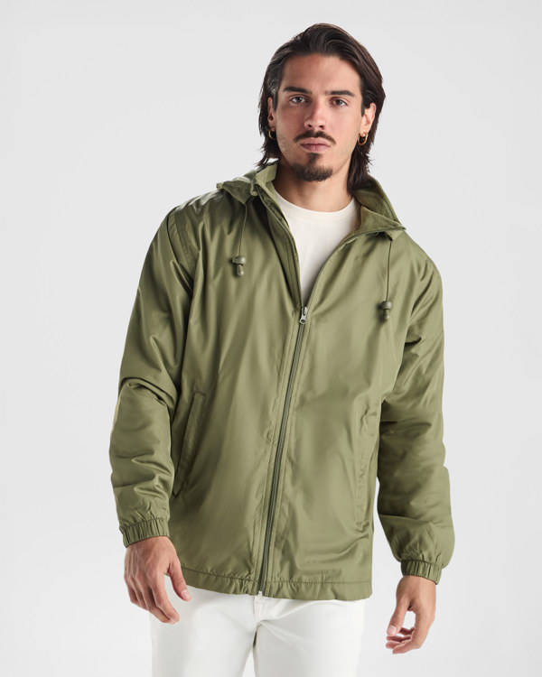 Μπουφάν εργασίας Roly Workwear Makalu 5079 σε χακί χρώμα