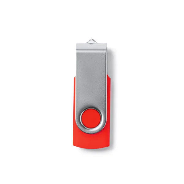 Διαφημιστικό USB μνήμη MARVIN 4186 σε κόκκινο χρώμα, με εκτύπωση λογοτύπου