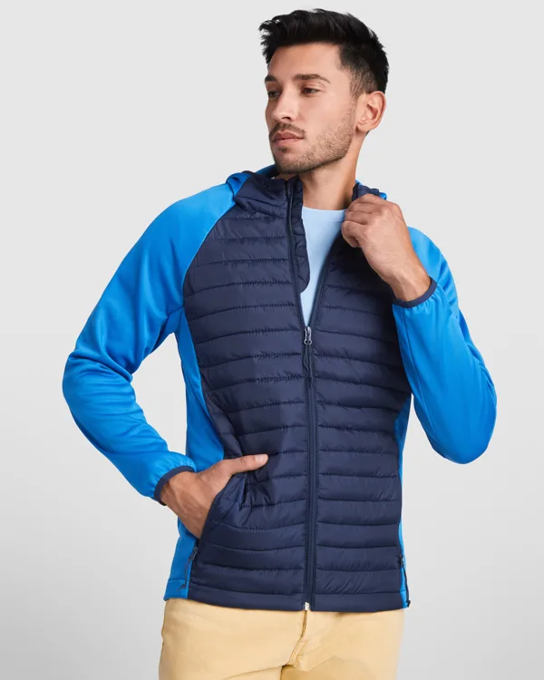 Μπουφάν εργασίας Roly Workwear Minsk 1120 σε μπλε/ρουά χρώμα