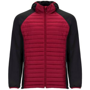 Μπουφάν εργασίας Roly Workwear Minsk 1120 σε κόκκινο/μαύρο χρώμα