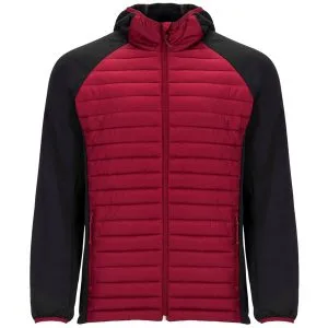 Μπουφάν εργασίας Roly Workwear Minsk 1120 σε κόκκινο/μαύρο χρώμα