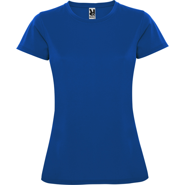 Αθλητικό αθλητικό σορτς Roly Sport Montecarlo Woman 0423 σε ρουά χρώμα, με εκτύπωση λογοτύπου