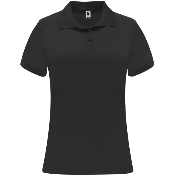Αθλητικό αθλητικό παντελόνι Roly Sport Monzha Woman 0410 σε μαύρο χρώμα, με εκτύπωση λογοτύπου