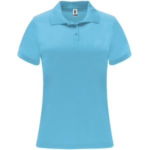 Αθλητικό αθλητικό παντελόνι Roly Sport Monzha Woman 0410 σε τιρκουάζ χρώμα, με εκτύπωση λογοτύπου