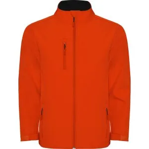 Μπουφάν softshell Roly Workwear Nebraska 6436 σε πορτοκαλί φωτιάς χρώμα