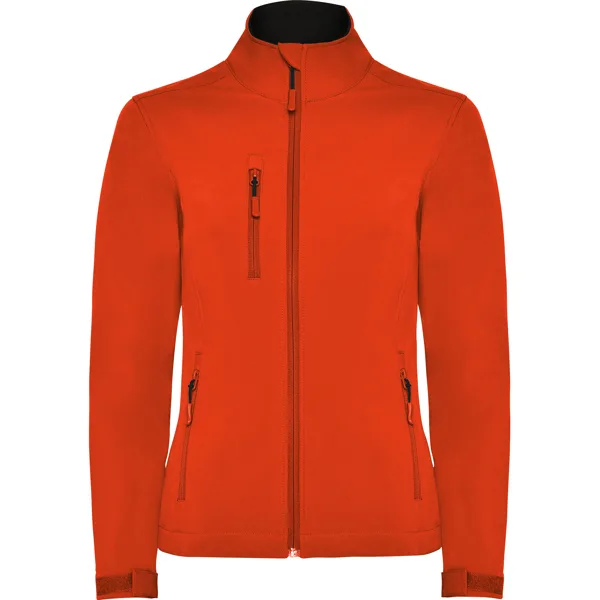 Γυναικείο μπουφάν softshell Roly Workwear Nebraska Woman 6437 σε πορτοκαλί φωτιάς χρώμα
