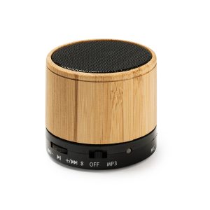 Διαφημιστικό ηχείο Bluetooth NERVO 3306 σε μαύρο χρώμα, με εκτύπωση λογοτύπου