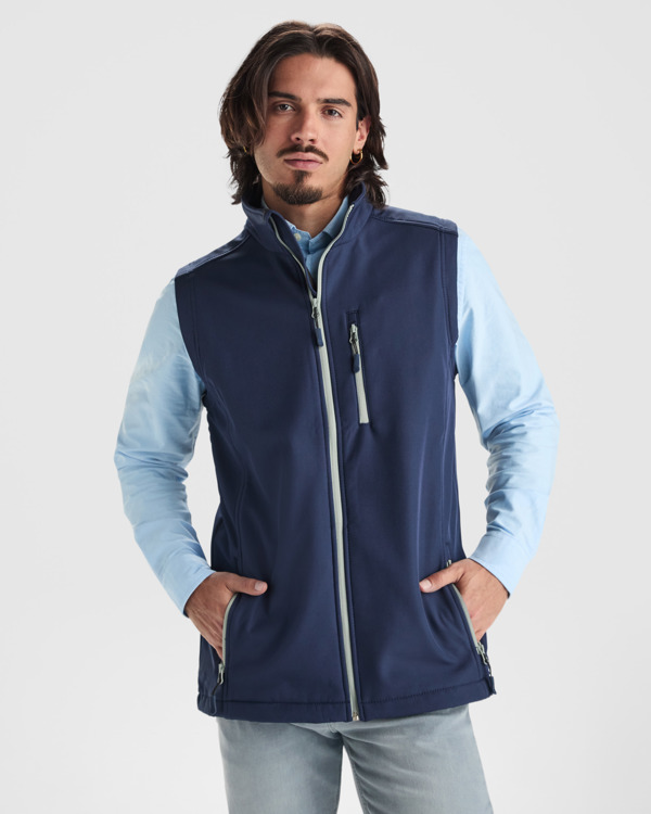 Γιλέκο εργασίας Roly Workwear Nevada 1199 σε μπλε σκούρο χρώμα