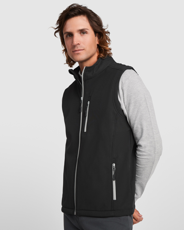 Γιλέκο εργασίας Roly Workwear Nevada 1199 σε μαύρο χρώμα