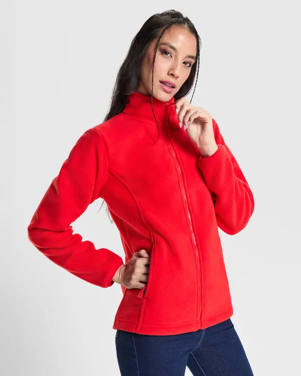 Διαφημιστικό Γυναικείο fleece Roly New Artic Classic Woman 6415 σε κόκκινο χρώμα